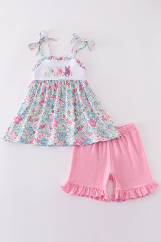 Floral bunny embroidery set - ARIA KIDS