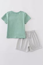 Green bunny applique set - ARIA KIDS
