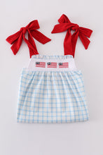 Blue flag embroidery set - ARIA KIDS