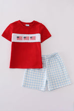 Blue flag embroidery set - ARIA KIDS