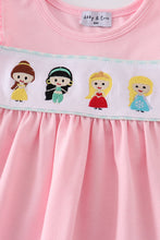 Pink princess embroidery girl bloomer set - ARIA KIDS