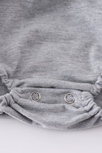 Grey deer embroidery bubble - ARIA KIDS