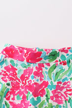 Pink paradise print tennis skort set - ARIA KIDS