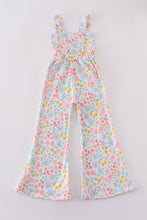 Pink floral pig applique jumpsuit - ARIA KIDS