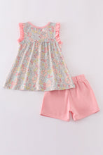 Pink floral print set - ARIA KIDS