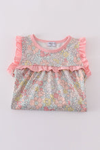 Pink floral print set - ARIA KIDS