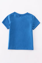 Blue airplane embroidery top - ARIA KIDS