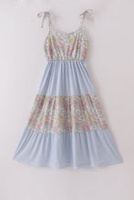 Pastel wildflowers print mom&me tiered dress - ARIA KIDS