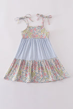 Pastel wildflowers print mom&me tiered dress - ARIA KIDS