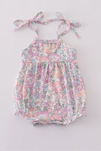 Pink blush garden bloom print bubble - ARIA KIDS