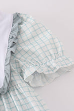 Blue he is risen embroidery dress - ARIA KIDS