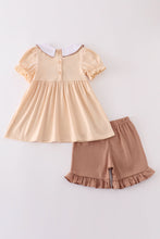 Cream cross french knot set - ARIA KIDS