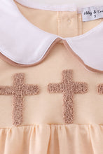Cream cross french knot set - ARIA KIDS