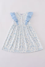 Easter duck bunny print girl dress - ARIA KIDS