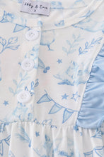 Easter duck bunny print girl dress - ARIA KIDS