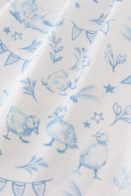 Easter duck bunny print girl dress - ARIA KIDS
