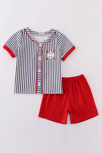 Stripe baseball embroidery set - ARIA KIDS