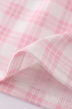 Pink bunny embroidery bow dress - ARIA KIDS