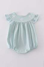 Blue cross embroidery bubble - ARIA KIDS