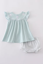 Blue cross embroidery bloomer set - ARIA KIDS