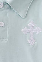 Blue cross embroidery set - ARIA KIDS