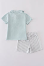 Blue cross embroidery set - ARIA KIDS