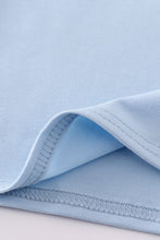 Blue cross embroidery shirt - ARIA KIDS