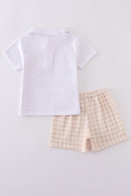 Easter cross embroidery boy shorts set - ARIA KIDS