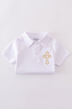 Easter cross embroidery boy shorts set - ARIA KIDS