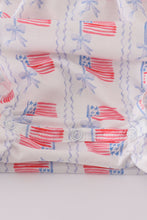 Bow embroidery smocked bubble - ARIA KIDS