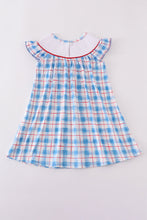 Flag embroidery smocked dress - ARIA KIDS