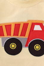 Yellow truck applique bubble - ARIA KIDS