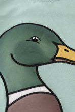 Green duck applique top - ARIA KIDS
