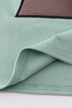 Green duck applique top - ARIA KIDS