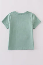 Green duck applique top - ARIA KIDS