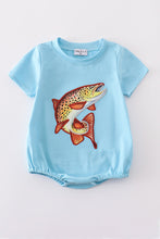 Blue fish applique bubble - ARIA KIDS