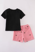 Black stripe I love UGA embroidery football set - ARIA KIDS