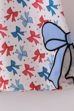 Bow applique print mom&me dress - ARIA KIDS