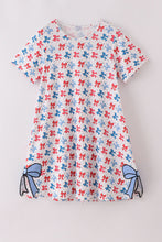 Bow applique print mom&me dress - ARIA KIDS