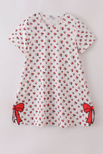 Character print bow applique mom&me dress - ARIA KIDS