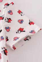 Character print bow applique mom&me dress - ARIA KIDS