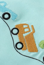 Blue truck embroidery bubble - ARIA KIDS