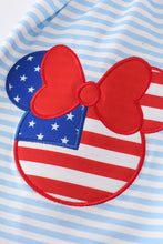 Blue&red character applique shorts set - ARIA KIDS