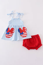 Blue&red character applique bloomer set - ARIA KIDS