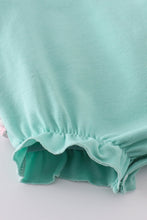 Green camper applique ruffle bubble - ARIA KIDS