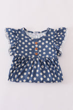 Navy daisy print dress - ARIA KIDS