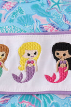 Mermaid lagoon embroidery shorts set - ARIA KIDS