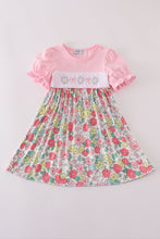 Pink floral embroidery dress - ARIA KIDS