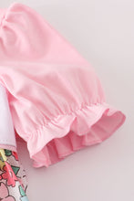 Pink floral embroidery dress - ARIA KIDS