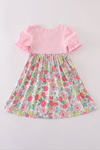 Pink floral embroidery dress - ARIA KIDS